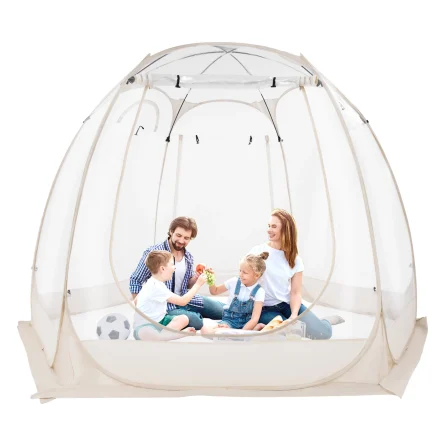 Clear Pop Up Bubble Tent Garden Courtyard Tent Camping Tent for Outdoor Lawns, Backyards 3*2.05m/9.84*6.73ft - Image 5
